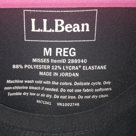 M L.L. BEAN BLACK ATHLETIC SPORT TANK DRESS [Sold Out On Website!] - Picture 7 of 11